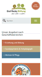 Mobile Screenshot of graf-recke-stiftung.de